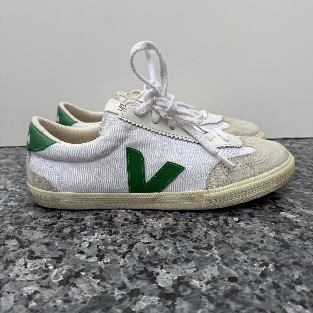 Veja Hombres Volley Sneakers - Blanco - Natural Women’s Size 9 US